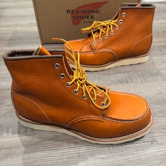 Red Wing Heritage 6” Moc Oro Legacy Lace Up Leather Boots 875 main image 12